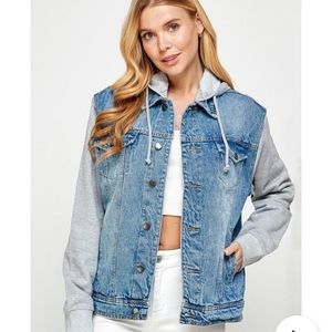 Large boyfriend denim jacket